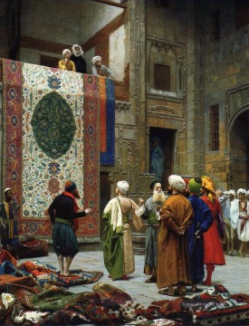  araber - Der Teppichhändler Griechisch Araber Orientalismus Jean Leon Gerome
